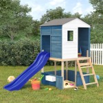 vidaXL Set de joacă pentru exterior, lemn masiv de brad vidaXL Set de joacă pentru exterior, lemn masiv de brad