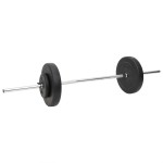 vidaXL Haltă și gantere cu plăci de greutate, 60 kg vidaXL Haltă și gantere cu plăci de greutate, 60 kg