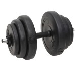 vidaXL Haltă și gantere cu plăci de greutate, 60 kg vidaXL Haltă și gantere cu plăci de greutate, 60 kg