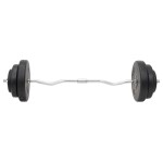 vidaXL Haltă și gantere cu plăci de greutate, 60 kg vidaXL Haltă și gantere cu plăci de greutate, 60 kg