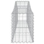 vidaXL Coșuri gabion arcuite 12 buc, 200x30x40/60 cm, fier galvanizat vidaXL Coșuri gabion arcuite 12 buc, 200x30x40/60 cm, fier galvanizat