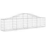 vidaXL Coșuri gabion arcuite 14 buc, 200x30x40/60 cm, fier galvanizat vidaXL Coșuri gabion arcuite 14 buc, 200x30x40/60 cm, fier galvanizat