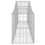 vidaXL Coșuri gabion arcuite 14 buc, 200x30x40/60 cm, fier galvanizat vidaXL Coșuri gabion arcuite 14 buc, 200x30x40/60 cm, fier galvanizat
