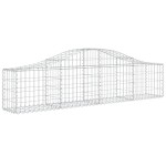 vidaXL Coșuri gabion arcuite 18 buc, 200x30x40/60 cm, fier galvanizat vidaXL Coșuri gabion arcuite 18 buc, 200x30x40/60 cm, fier galvanizat