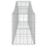 vidaXL Coșuri gabion arcuite 18 buc, 200x30x40/60 cm, fier galvanizat vidaXL Coșuri gabion arcuite 18 buc, 200x30x40/60 cm, fier galvanizat