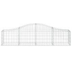 vidaXL Coșuri gabion arcuite 20 buc, 200x30x40/60 cm, fier galvanizat vidaXL Coșuri gabion arcuite 20 buc, 200x30x40/60 cm, fier galvanizat