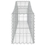 vidaXL Coșuri gabion arcuite 20 buc, 200x30x40/60 cm, fier galvanizat vidaXL Coșuri gabion arcuite 20 buc, 200x30x40/60 cm, fier galvanizat