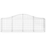 vidaXL Coșuri gabion arcuite 2 buc, 200x30x60/80 cm, fier galvanizat vidaXL Coșuri gabion arcuite 2 buc, 200x30x60/80 cm, fier galvanizat