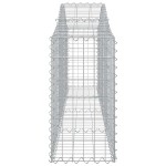 vidaXL Coșuri gabion arcuite 2 buc, 200x30x60/80 cm, fier galvanizat vidaXL Coșuri gabion arcuite 2 buc, 200x30x60/80 cm, fier galvanizat