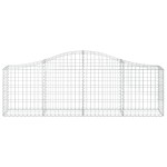 vidaXL Coșuri gabion arcuite 10 buc, 200x30x60/80 cm, fier galvanizat vidaXL Coșuri gabion arcuite 10 buc, 200x30x60/80 cm, fier galvanizat