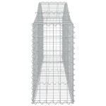 vidaXL Coșuri gabion arcuite 10 buc, 200x30x60/80 cm, fier galvanizat vidaXL Coșuri gabion arcuite 10 buc, 200x30x60/80 cm, fier galvanizat