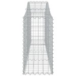vidaXL Coșuri gabion arcuite 20 buc, 200x30x60/80 cm, fier galvanizat vidaXL Coșuri gabion arcuite 20 buc, 200x30x60/80 cm, fier galvanizat