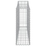 vidaXL Coșuri gabion arcuite 11 buc, 200x30x80/100cm, fier galvanizat vidaXL Coșuri gabion arcuite 11 buc, 200x30x80/100cm, fier galvanizat