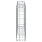 vidaXL Coșuri gabion arcuite 4 buc, 200x30x100/120 cm fier galvanizat