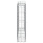 vidaXL Coșuri gabion arcuite 14 buc, 200x30x120/140cm, fier galvanizat vidaXL Coșuri gabion arcuite 14 buc, 200x30x120/140cm, fier galvanizat