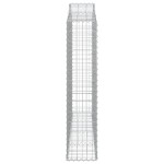 vidaXL Coșuri gabion arcuite 6 buc, 200x30x140/160cm, fier galvanizat vidaXL Coșuri gabion arcuite 6 buc, 200x30x140/160cm, fier galvanizat