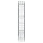 vidaXL Coșuri gabion arcuite 7 buc, 200x30x160/180 cm, fier galvanizat vidaXL Coșuri gabion arcuite 7 buc, 200x30x160/180 cm, fier galvanizat