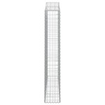 vidaXL Coșuri gabion arcuite 6 buc, 200x30x180/200cm, fier galvanizat vidaXL Coșuri gabion arcuite 6 buc, 200x30x180/200cm, fier galvanizat