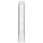vidaXL Coșuri gabion arcuite 10 buc, 200x30x180/200cm, fier galvanizat vidaXL Coșuri gabion arcuite 10 buc, 200x30x180/200cm, fier galvanizat