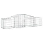 vidaXL Coșuri gabion arcuite 7 buc, 200x50x40/60 cm, fier galvanizat vidaXL Coșuri gabion arcuite 7 buc, 200x50x40/60 cm, fier galvanizat