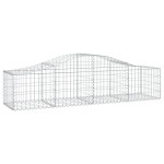 vidaXL Coșuri gabion arcuite 10 buc, 200x50x40/60 cm, fier galvanizat vidaXL Coșuri gabion arcuite 10 buc, 200x50x40/60 cm, fier galvanizat