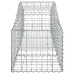 vidaXL Coșuri gabion arcuite 10 buc, 200x50x40/60 cm, fier galvanizat vidaXL Coșuri gabion arcuite 10 buc, 200x50x40/60 cm, fier galvanizat