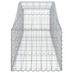 vidaXL Coșuri gabion arcuite 11 buc, 200x50x40/60 cm, fier galvanizat vidaXL Coșuri gabion arcuite 11 buc, 200x50x40/60 cm, fier galvanizat