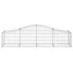 vidaXL Coșuri gabion arcuite 18 buc., 200x50x40/60 cm, fier galvanizat vidaXL Coșuri gabion arcuite 18 buc., 200x50x40/60 cm, fier galvanizat