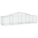 vidaXL Coșuri gabion arcuite 20 buc, 200x50x40/60 cm, fier galvanizat vidaXL Coșuri gabion arcuite 20 buc, 200x50x40/60 cm, fier galvanizat