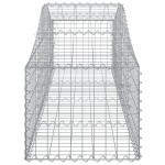 vidaXL Coșuri gabion arcuite 20 buc, 200x50x40/60 cm, fier galvanizat vidaXL Coșuri gabion arcuite 20 buc, 200x50x40/60 cm, fier galvanizat