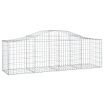 vidaXL Coșuri gabion arcuite 10 buc, 200x50x60/80 cm, fier galvanizat vidaXL Coșuri gabion arcuite 10 buc, 200x50x60/80 cm, fier galvanizat
