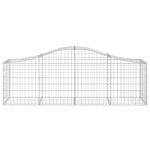 vidaXL Coșuri gabion arcuite 10 buc, 200x50x60/80 cm, fier galvanizat vidaXL Coșuri gabion arcuite 10 buc, 200x50x60/80 cm, fier galvanizat