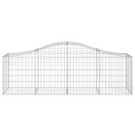 vidaXL Coșuri gabion arcuite 12 buc, 200x50x60/80 cm, fier galvanizat vidaXL Coșuri gabion arcuite 12 buc, 200x50x60/80 cm, fier galvanizat
