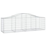 vidaXL Coșuri gabion arcuite 18 buc, 200x50x60/80 cm, fier galvanizat vidaXL Coșuri gabion arcuite 18 buc, 200x50x60/80 cm, fier galvanizat