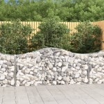 vidaXL Coșuri gabion arcuite 10 buc, 200x50x80/100 cm, fier galvanizat vidaXL Coșuri gabion arcuite 10 buc, 200x50x80/100 cm, fier galvanizat