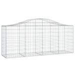 vidaXL Coșuri gabion arcuite 10 buc, 200x50x80/100 cm, fier galvanizat vidaXL Coșuri gabion arcuite 10 buc, 200x50x80/100 cm, fier galvanizat