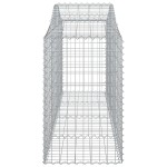 vidaXL Coșuri gabion arcuite 11 buc, 200x50x80/100 cm, fier galvanizat vidaXL Coșuri gabion arcuite 11 buc, 200x50x80/100 cm, fier galvanizat