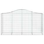 vidaXL Coșuri gabion arcuite 6 buc, 200x50x100/120 cm, fier galvanizat vidaXL Coșuri gabion arcuite 6 buc, 200x50x100/120 cm, fier galvanizat