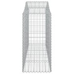 vidaXL Coșuri gabion arcuite 10 buc, 200x50x100/120cm, fier galvanizat vidaXL Coșuri gabion arcuite 10 buc, 200x50x100/120cm, fier galvanizat