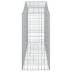 vidaXL Coșuri gabion arcuite 50 buc, 200x50x100/120 cm fier galvanizat