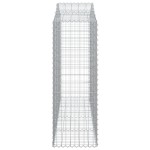 vidaXL Coșuri gabion arcuite 14 buc, 200x50x140/160cm, fier galvanizat vidaXL Coșuri gabion arcuite 14 buc, 200x50x140/160cm, fier galvanizat