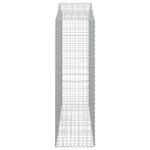 vidaXL Coș gabion arcuit, 13 buc, 200x50x160/180 cm, fier galvanizat vidaXL Coș gabion arcuit, 13 buc, 200x50x160/180 cm, fier galvanizat