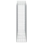 vidaXL Coșuri gabion arcuite 10 buc, 200x50x180/200cm, fier galvanizat vidaXL Coșuri gabion arcuite 10 buc, 200x50x180/200cm, fier galvanizat