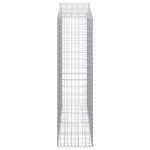 vidaXL Coșuri gabion arcuite 11 buc, 200x50x180/200cm, fier galvanizat vidaXL Coșuri gabion arcuite 11 buc, 200x50x180/200cm, fier galvanizat