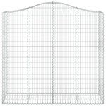 vidaXL Coșuri gabion arcuite 13 buc, 200x50x180/200cm, fier galvanizat vidaXL Coșuri gabion arcuite 13 buc, 200x50x180/200cm, fier galvanizat