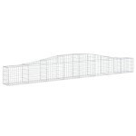 vidaXL Coșuri gabion arcuite 10 buc, 400x30x40/60 cm, fier galvanizat vidaXL Coșuri gabion arcuite 10 buc, 400x30x40/60 cm, fier galvanizat