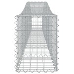 vidaXL Coșuri gabion arcuite 10 buc, 400x30x40/60 cm, fier galvanizat vidaXL Coșuri gabion arcuite 10 buc, 400x30x40/60 cm, fier galvanizat