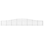 vidaXL Coșuri gabion arcuite 15 buc, 400x30x40/60 cm, fier galvanizat vidaXL Coșuri gabion arcuite 15 buc, 400x30x40/60 cm, fier galvanizat