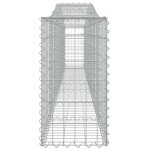vidaXL Coșuri gabion arcuite 4 buc, 400x30x60/80 cm, fier galvanizat vidaXL Coșuri gabion arcuite 4 buc, 400x30x60/80 cm, fier galvanizat