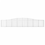 vidaXL Coșuri gabion arcuite 5 buc, 400x30x60/80 cm, fier galvanizat vidaXL Coșuri gabion arcuite 5 buc, 400x30x60/80 cm, fier galvanizat